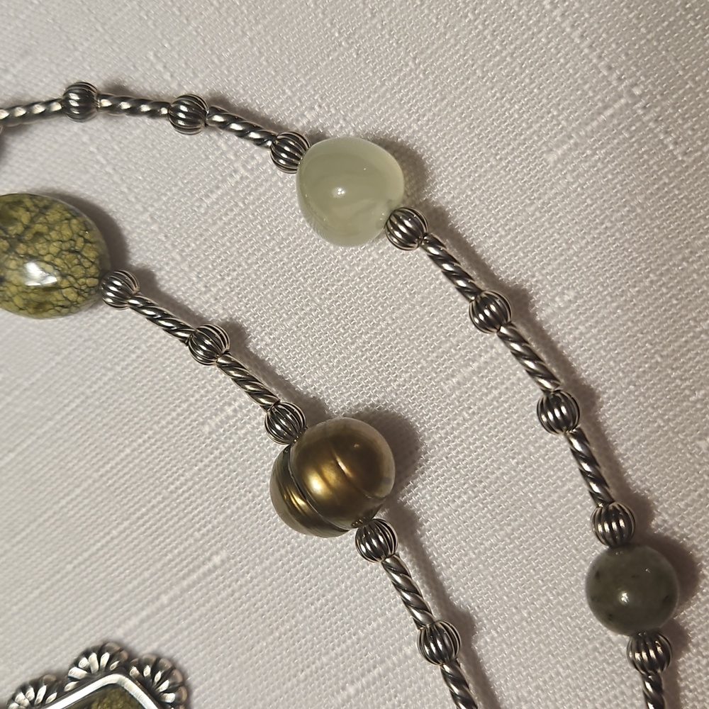Carolyn Pollack Statement Pendant and Necklace 18-36 in - Picture 5 of 5